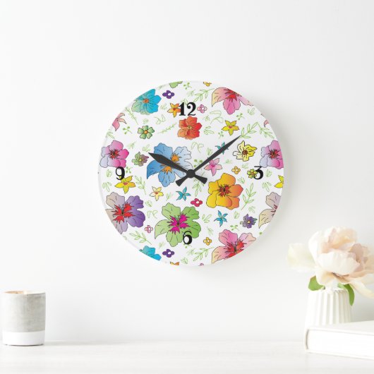 Stijlvol, kleurrijk ontwerp van het ventilatorpatr grote klok (Huis)