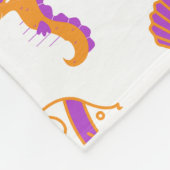 Stijlvol, kleurrijk Zee leven onderwaterpatroon Fleece Deken (Hoek)