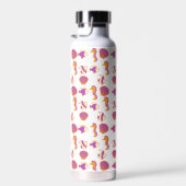 Stijlvol, kleurrijk Zee leven onderwaterpatroon Waterfles (Rechts)