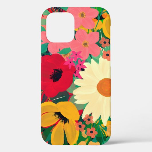 Stijlvol, kleurrijke Waterverf - Floral ontwerp Case-Mate iPhone Case (Achterkant)