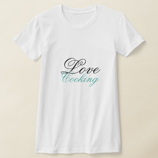 Stijlvol koken thema t-shirt (Laagn)