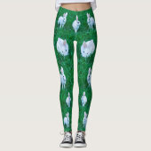 Stijlvol konijnengras leggings (Voorkant)