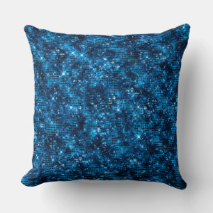 Stijlvol Koninklijk Blauw Schitterende Glitters Gl Kussen