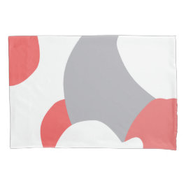 Stijlvol koraal roze Abstracte kunst Kussensloop