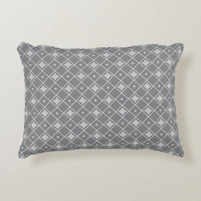 stijlvol kruis hanger accent kussen (Voorkant)