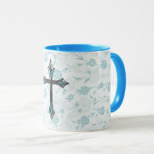  Stijlvol kruisje met Blue Mok Cup (Voorkant rechts)