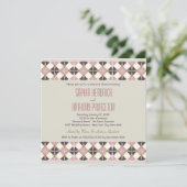 Stijlvol kunstartikel Deco Band Rehearsal Dinner W Kaart (Staand voorkant)