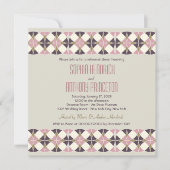 Stijlvol kunstartikel Deco Band Rehearsal Dinner W Kaart (Voorkant)