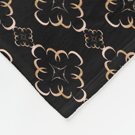 Stijlvol kunstdeco. fleece deken (Hoek)