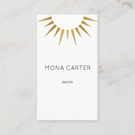 Stijlvol kunstdeco-visitekaartje visitekaartje