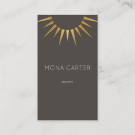 Stijlvol kunstdeco-visitekaartje visitekaartje