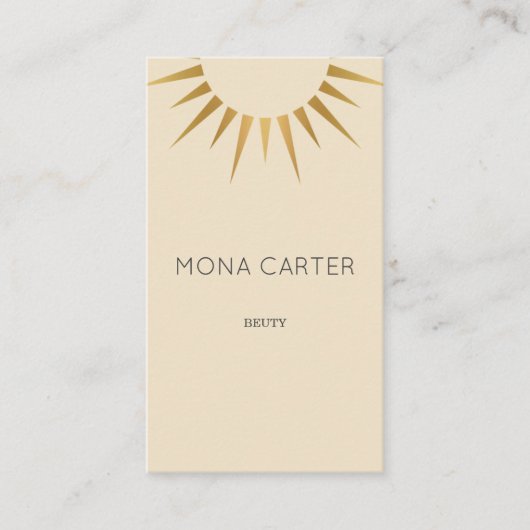 Stijlvol kunstdeco-visitekaartje visitekaartje (Voorkant)