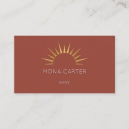 Stijlvol kunstdeco-visitekaartje visitekaartje