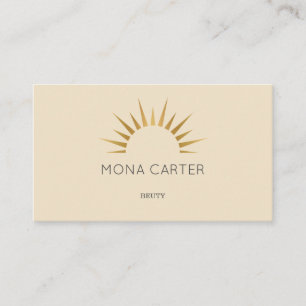 Stijlvol kunstdeco-visitekaartje visitekaartje