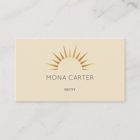 Stijlvol kunstdeco-visitekaartje visitekaartje (Voorkant)