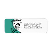 Stijlvol label retouradres (Voorkant)