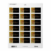 Stijlvol label voor draak (Full Sheet)