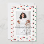 Stijlvol Las Vegas | 40e verjaardag foto Kaart (Achterkant)