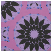 Stijlvol lavender en zwart Boho Geometric Pattern Stof (Swatch)