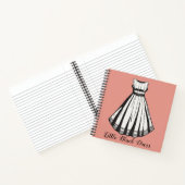 Stijlvol LBD - Little Black Dress Mode Dagboek Notitieboek (Binnen)