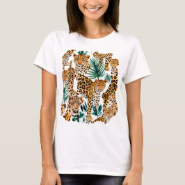 Stijlvol Leopard Print T-shirt – vet en trendy