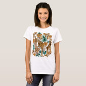 Stijlvol Leopard Print T-shirt – vet en trendy (Voorkant volledig)