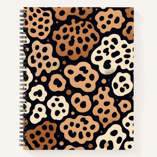 Stijlvol Leopard Skin Notitieboek (Voorkant)