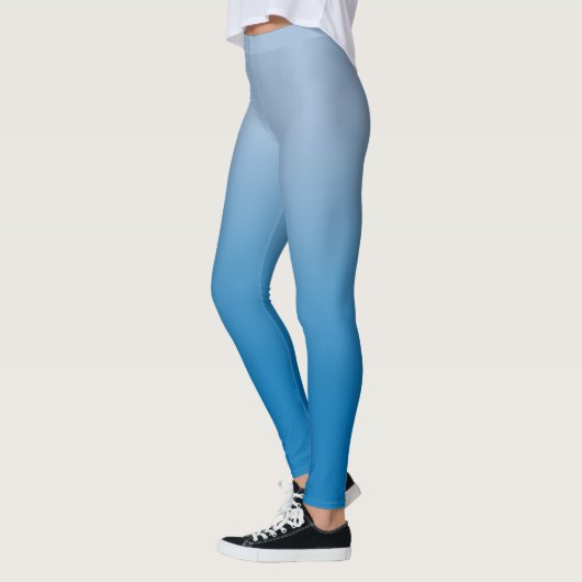Stijlvol licht tot donkerblauwe verloop leggings (Links)