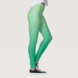 Stijlvol licht tot donkergroen verloop leggings