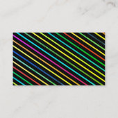 Stijlvol lijnpatroon / kleurrijk visitekaartje (Achterkant)