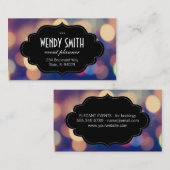 Stijlvol Lijst | Bokeh Visitekaartje (Voorkant / Achterkant)