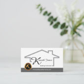 Stijlvol Lijst bouwbouwbouwbouwbouwbouwer Visitekaartje (Staand voorkant)