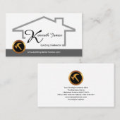 Stijlvol Lijst bouwbouwbouwbouwbouwbouwer Visitekaartje (Voorkant / Achterkant)