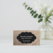 Stijlvol Lijst | Lijnen Visitekaartje (Staand voorkant)