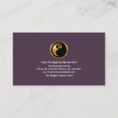 Stijlvol Lijst Pijlrand Manpower Business Visitekaartje (Achterkant)