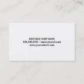 Stijlvol Lijst | Sparkle (goud) Visitekaartje (Achterkant)