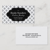 Stijlvol Lijst | Textiel Visitekaartje (Voorkant / Achterkant)