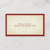 Stijlvol lijst uit de elite visitekaartje (Voorkant)