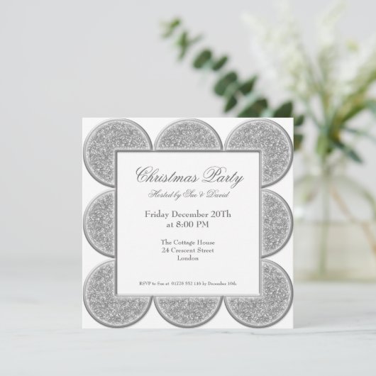 Stijlvol Lijst van de Uitnodiging van de Partij Zi (Staand voorkant)