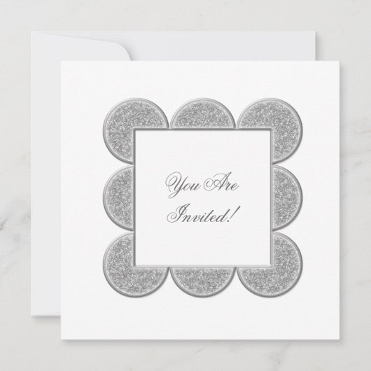 Stijlvol Lijst van de Uitnodiging van de Partij Zi (Achterkant)