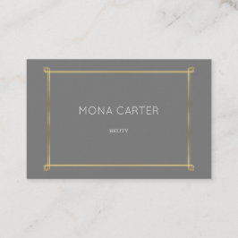 Stijlvol lijst visitekaartje