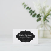 Stijlvol Lijst Visitekaartje (Staand voorkant)