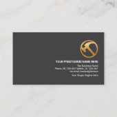 Stijlvol Lijst voor dakbedekking Visitekaartje (Achterkant)