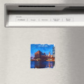 Stijlvol Liverpool Engeland Panorama Uitzicht schi Magneet (Insitu (Vaatwasser))