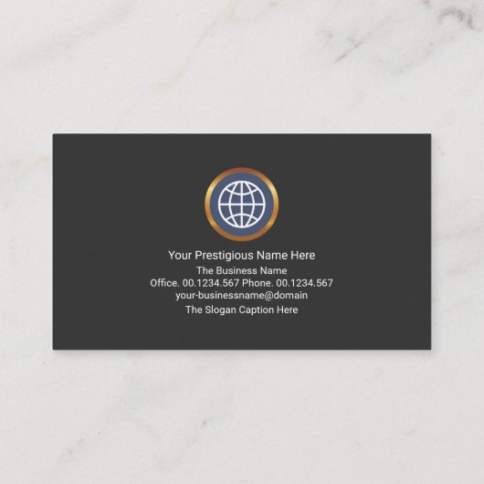 Stijlvol logistiek transport Border Freight Owner Visitekaartje (Achterkant)