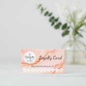 Stijlvol Logo Professioneel Loyalty Card Visitekaartje (Staand voorkant)