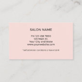 Stijlvol Logo Professioneel Loyalty Card Visitekaartje (Achterkant)