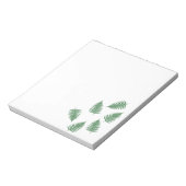 Stijlvol Lucky Green Fern Notitieblok (Linkerzijde)