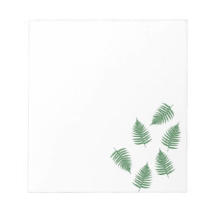 Stijlvol Lucky Green Fern Notitieblok