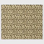 Stijlvol luipaarspatroon cadeaupapier (Vlak)